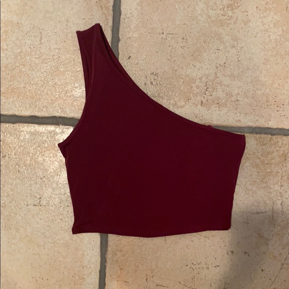 Forever 21 one shoulder crop top